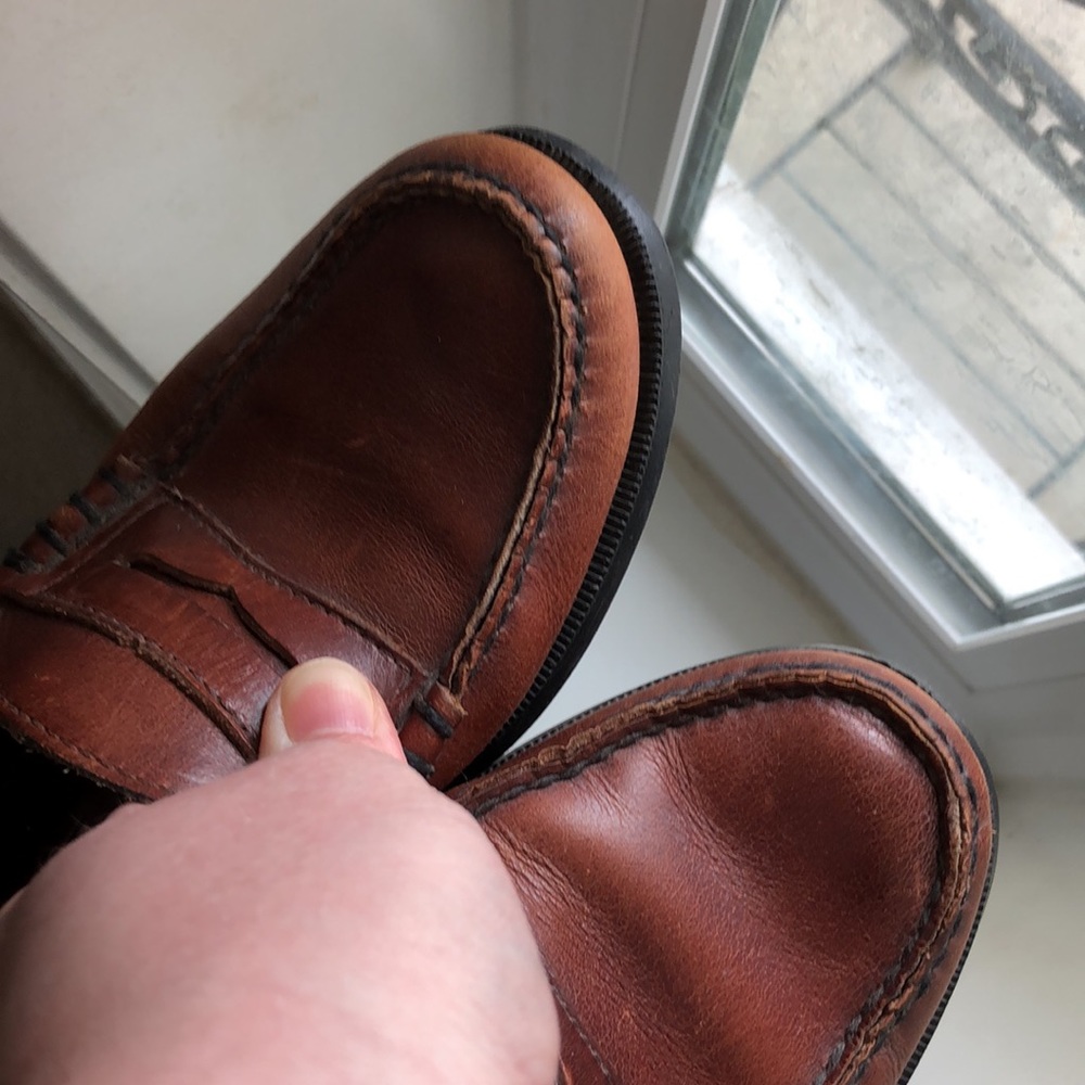 Sebago Brown Leather Loafers - Picture 13 of 13